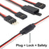 30 Sets Servo Connector Male Female Plug Crimp Pin Cable Kit Compatible with Futaba JR Hitec Spektrum RC Connectors (without Crimping Tool)...