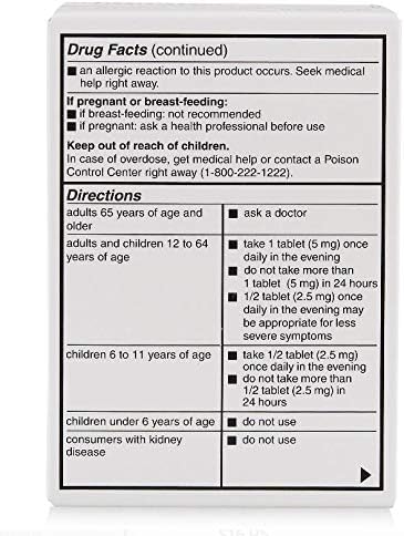 Camber Allergy Relief Levocetirizine Dihydrochloride Tablets, USP | 24 Hour Allergy Relief | 5 mg | 80 Count...