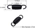 Yoogu (Pack of 8) 1-9/10 Inch Overall Length 1-3/4 in Coil Body Lengths Furniture Mechanism Tension Springs Replacement for Recliner Sofa Bed Blac...