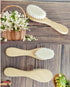 Baby Hair Brush, Wooden Goat Bristles Hair Brush for Newborns & Toddlers, Ideal for Cradle Cap, Perfect Baby Registry Gift, Hypoallergenic, 1 Coun...