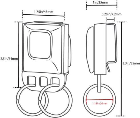 Fun Seatbelt Buckle Keyholders...