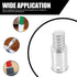 Healifty 2pcs Threaded Tip Replacement Threaded Tip Repair Kit Pole Handle Replacement Ultra Threaded Tip Repair Kit...