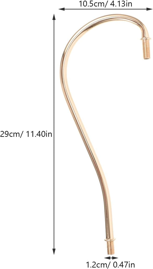 Homoyoyo Desk Lamp Elbow Table Lamp Stem Lamp Stem Parts Lamp Making Stem Diy Lamp Kit Curved Lamp Stem Lamp Tubing Lamp Making Kit Lamp Accessory...