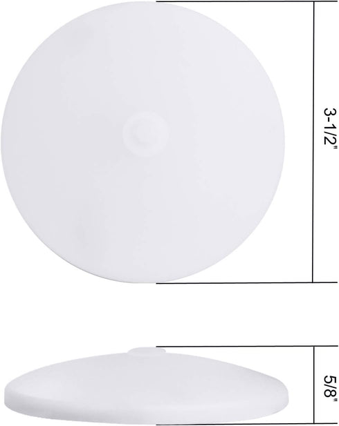 Facon 2-Pack Ultra Slim 3.5'' 12V RV Puck Lights w/Switch, SY-SM35 4000K Cool White LED Interior Lights for RVs, Camper Van, Boats, 12V Dome Light...