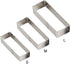 Rectangular Cake Molds,Stainless Steel Cake Mousse Ring Rectangle Cookie Cutter Mousse Cake Cutter Ring Mold for Home Kitchen...