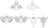 Simplicity Easy to Make Bat, Moth and Flying Squirrel Plush Animals Sewing Pattern Packet, Design Code S9940, Sizes Vary, Multicolor...