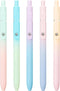 5 PCS Zennyth Gel Pens Quick Dry Fine Point Premium Retractable Rolling Ball Black Ink Smooth Writing Pens for School Office (Aurora)...