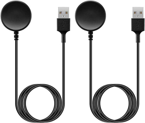 2-Pack Sankel Charger Compatible for Samsung Galaxy Watch Ultra/8/8 Classic/7/6/6 Classic/5/5 Pro/4/4 Classic/3/Active 2/FE Charger Cable- USB A F...