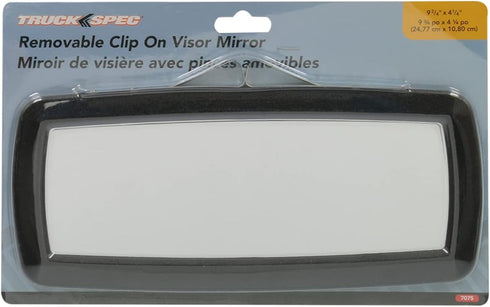 7075 9.75" x 4.25" Clip-On Visor Mirror...