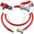 PERA 5/16" ball lock line assembly, MFL liquid disconnect with 5ft gas line for home brewing...