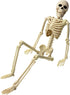16" Halloween Skeleton Decorative,Spooky Lawn & Haunted House Props with Posable Joints,Full Body Skeleton for Yard Garden Lawn Graveyard Props De...
