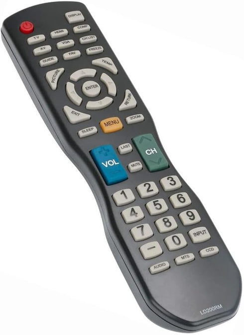 Smartby New Apex LED LCD TV Remote Control LD200RM LD220RM LD4088RM for These Models: JE3708 LD 3249 LD3288 LD4077 LD4088 LD4688 LE 3212 LE40H88 L...