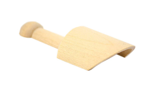 Perfect Stix 4.25'' Mini Wood Scoop,Coffee,Sugar Black Print .4ct....