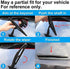 Rear Wiper Blade,ASLAM 14B Rear Windshield Wiper Blades Type-E for Original Equipment Replacement,Exact Fit(Pack of 2)...