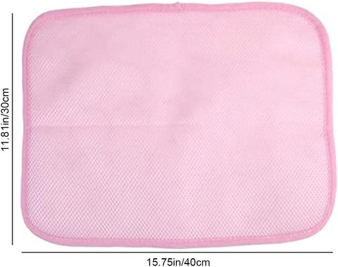 Dog Cooling Mat Foldable Pet Self Cooling Mat Breathable Cat Cooling Pad for Cat Dog Summer Sleeping...