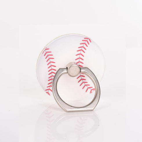 4Pack Cute Phone Ring Holder, JCSMARTEC Basketball Football Tennis Baseball Volleyball Rugby Shaped 360 Rotation Finger Ring Stand Kickstand Grip ...
