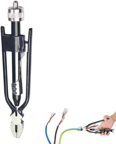 Wire Twisting Pliers, Lock Wire Pliers Wire Cutter Safety Wire Twisting Tool for Auto Industrial Use (6-Inch Black)...