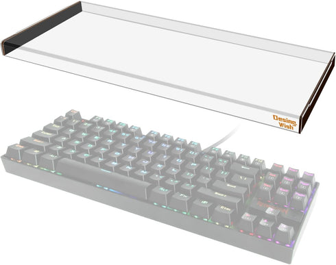 Desing Wish Keyboard Cover for Redragon K552, Water Resistant Half-Covered Acrylic Lid Anti Dust & Anti Hitting Keyboard Cover Compatible with Red...