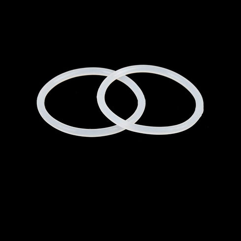 X AUTOHAUX Silicone O-Rings, 45mm OD 38.8mm ID 3.1mm Width VMQ Seal Gasket for Compressor Valves Pipe Repair, White, Pack of 20...