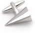 Paper Plane Style Silver Cufflinks...