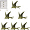 Swallow Cabinet Knobs, Animal Bird Drawer Pulls Handle for Cabinet Wardrobe Drawer Cupboard Home Hardware Accessories 6 Pieces (Bronze)...
