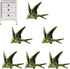 Swallow Cabinet Knobs, Animal Bird Drawer Pulls Handle for Cabinet Wardrobe Drawer Cupboard Home Hardware Accessories 6 Pieces (Bronze)...