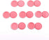 100 PCS Flat Decorative Bottle Cap Craft Bottle Stickers Double Sideds Printed for Hair Bows, DIY Pendants or Craft ScraPbooks Pink...