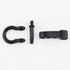 Hewnda 10 Sets Zinc alloy Bow Shackle Umbrella Rope,Adjustable D Umbrella Rope Bracelet Buckle Survival D Shape...