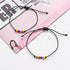 COLORFUL BLING LGBTQ Rainbow Beads Strand Bracelet Set with Card, Happy Pride Month, Show Your True Color, Be Proud. Be You. 2Pcs Pride String Bra...