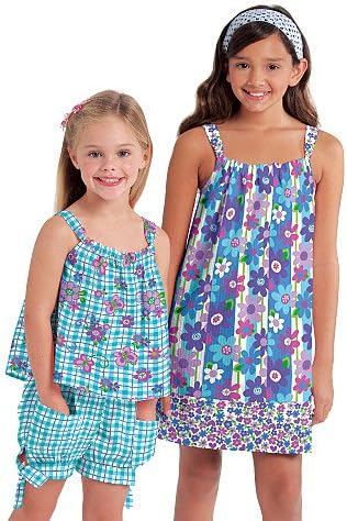 McCall's Patterns M5797 Children's/Girls' Tops, Dresses, Shorts and Pants, Size CCE (3-4-5-6)...