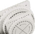BILLIOTEAM 5 Pieces Braiding Disk Round Square Kumihimo Beading Cord Disc Braiding Braided Plate DIY Bracelet Loom Weaving Board (Round/Square Pla...