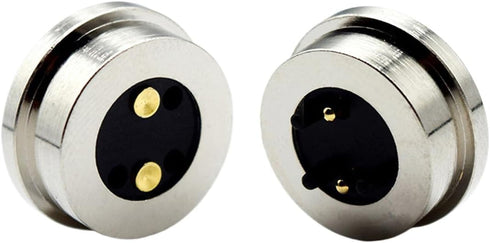 1Pair 1Pin/2Pin/3Pin/4Pin/5Pin Round Magnetic Pogo Pin Connector,12V 3A DC Power Male+Female Socket Charge Spring Loaded Magnet Pogo Pin Connector...