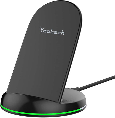 Yootech Wireless Charger,10W Max Wireless Charging Stand, Compatible with iPhone 15/15 Plus/15 Pro Max/14/14 Plus/14 Pro Max/13/SE 2022/12/11/X/8,...