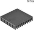 uxcell Electronic Radiators Heatsink for MOS GPU IC Chip Black 45 x 45 x 10 mm 5pcs...