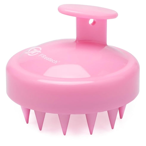 FREATECH Scalp Massager Hair Growth, Scalp Scrubber with Soft Silicone Bristles for Dandruff and Hair Care, Shampoo Brush Hair Massager Scalp Exfo...