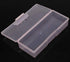 2 Pcs Plastic Transparent Multifunctional Rectangular Storage Box Nail Art Tool Box Office Supplies Organizer Manicure Tool Box...