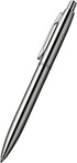 3 Pcs Retractable Metal Ballpoint Pens, for Gift, Business, Office, 1.0mm Medium Point Black Ink, 6 Extras Replaceable Metal Refills - Stainess St...