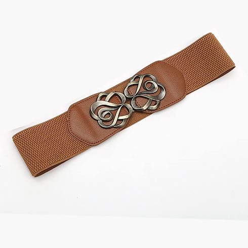 Skinny Belts for Women ,rose flower Belts Fashion Dress Belts Stretch Women Waist Belts Plus Size Elastic Waist Band for Dresses., Black, 66x6cm...