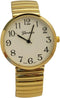 Geneva Super Large Stretch Watch Clear Number Easy Read (Gold)...