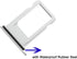 Silver Sim Card Tray Holder Compatible with iPhone X Sim Card Tray Slot Replacement...