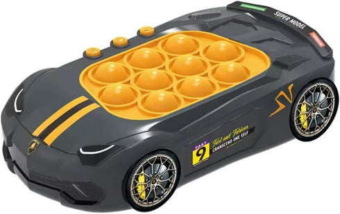 Turbo Light-Up Racing Pop It Game - Fidget Pop Fun for Kids - Handheld Sports Car Bubble Game with Flashing Lights - Exciting Push Pop Fidget Toy ...