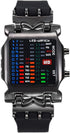 Fashion Mens Digital Watch LED Binary Watches for Men Waterproof Outdoor Casual Black Silicone Square Watches...