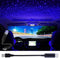 1Pc Black USB Star Projector Night Light,Adjustable Romantic Starry Sky Projector Car Light,Portable Atmosphere Decorative Auto Roof Light for Var...