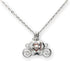 Pearlina Princess carriage Cultured Pearl Oyster Necklace Set Silver-tone Cage w/Stainless Steel Chain,18...