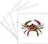 3dRose cst_193242_3 Maryland Crab Flag-Ceramic Tile Coasters, Set of 4...