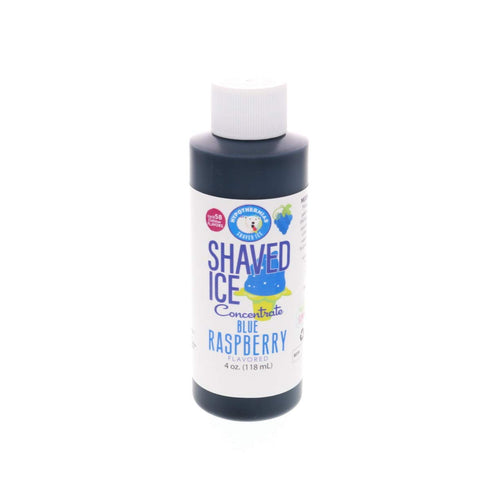 Hypothermias Shaved Ice and Snow Cone Syrup Unsweetened Flavor Concentrate - 4 Fl. Oz - Makes 1 Gallon of Syrup - Blue Raspberry - Must Add Filter...