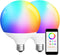 ILC G120 LED Large Globe Light Bulbs 15W, Work with Alexa, ? 4.72 inch, Color Changing, 150W Equivatlent, Color Temprature 4000k, CRI>95+, E26 Bas...