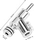 HiFi Banana Plugs Speaker Connectors Screw Locking Banana Plugs Rhudium Plated Banana Connector Jack for Speaker Cable-2Pairs / 4 pcs...