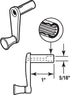 Prime-Line 22251 Diecast Window Handle with 1 In. Stem and Swivel Knob (Single Pack)...