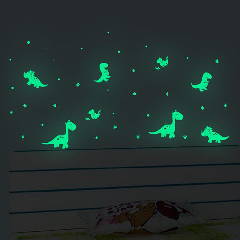 Glow in The Dark Stickers,2 Pack Dinosaur Stickers Decor for Boys Kids Bedroom,Wall Stickers for Living Room Decorations...
